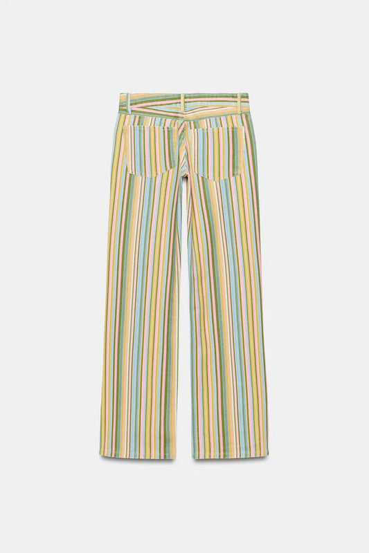 Low Rise Wise Leg Jeans