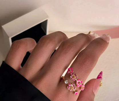 Peach Blossom Ring