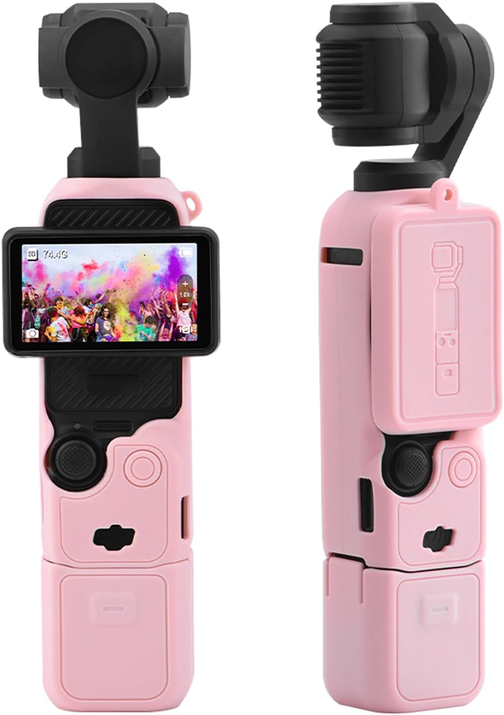 Vlogging Camera Pink Silicone Protective Case