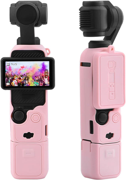 Vlogging Camera Pink Silicone Protective Case