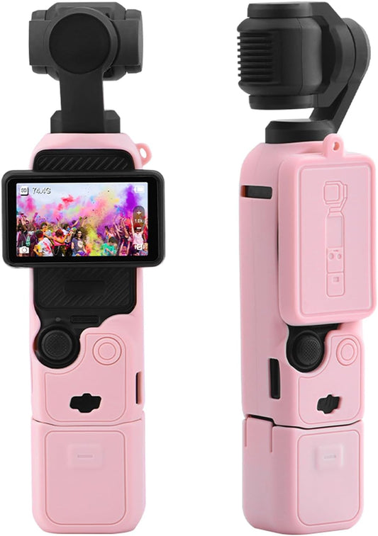 Vlogging Camera Pink Silicone Protective Case