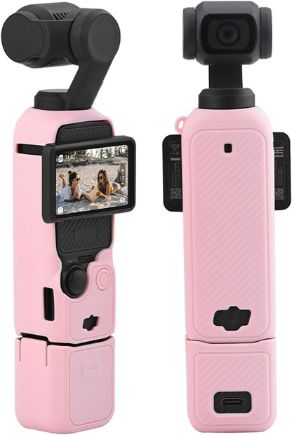 Vlogging Camera Pink Silicone Protective Case