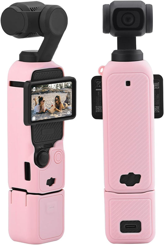 Vlogging Camera Pink Silicone Protective Case