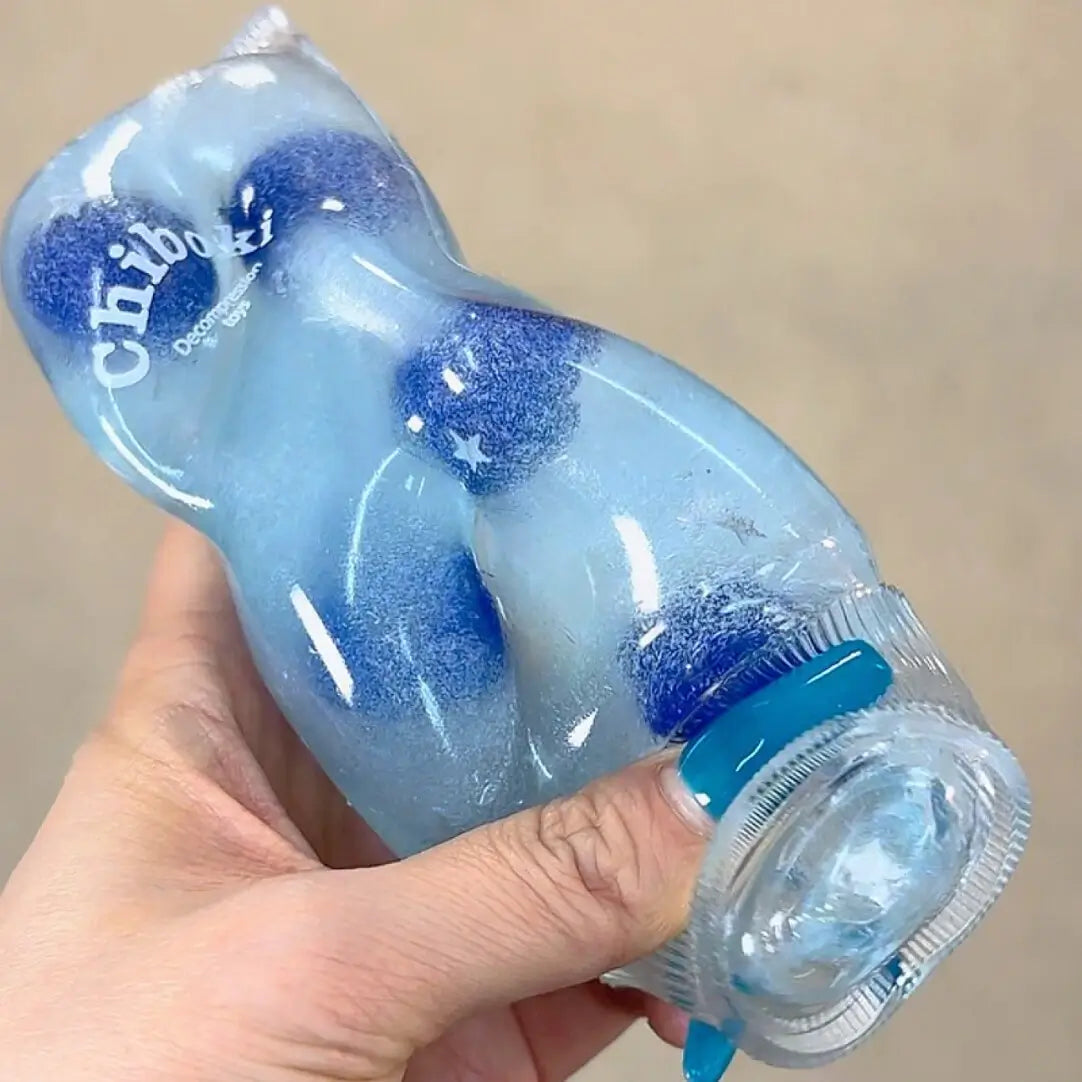 Toothpaste Squishy - Glitter Stress Relief Toy