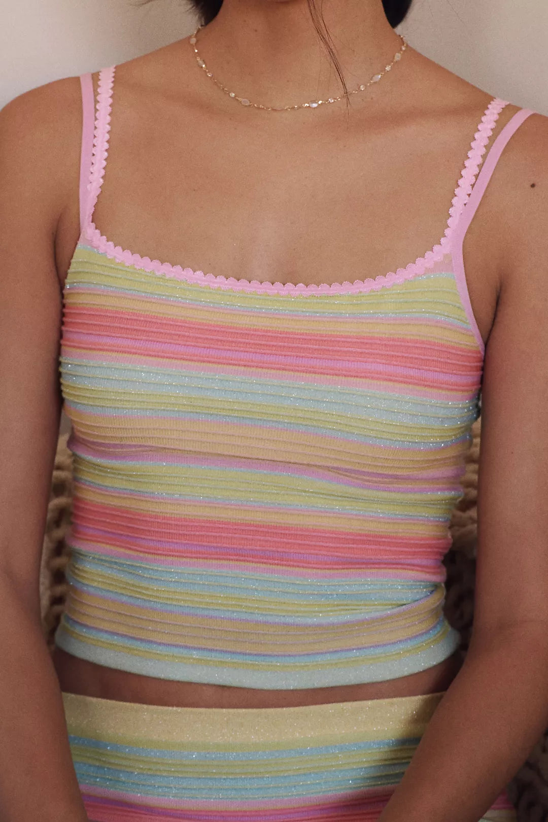 Rainbow Stripe Tank Top