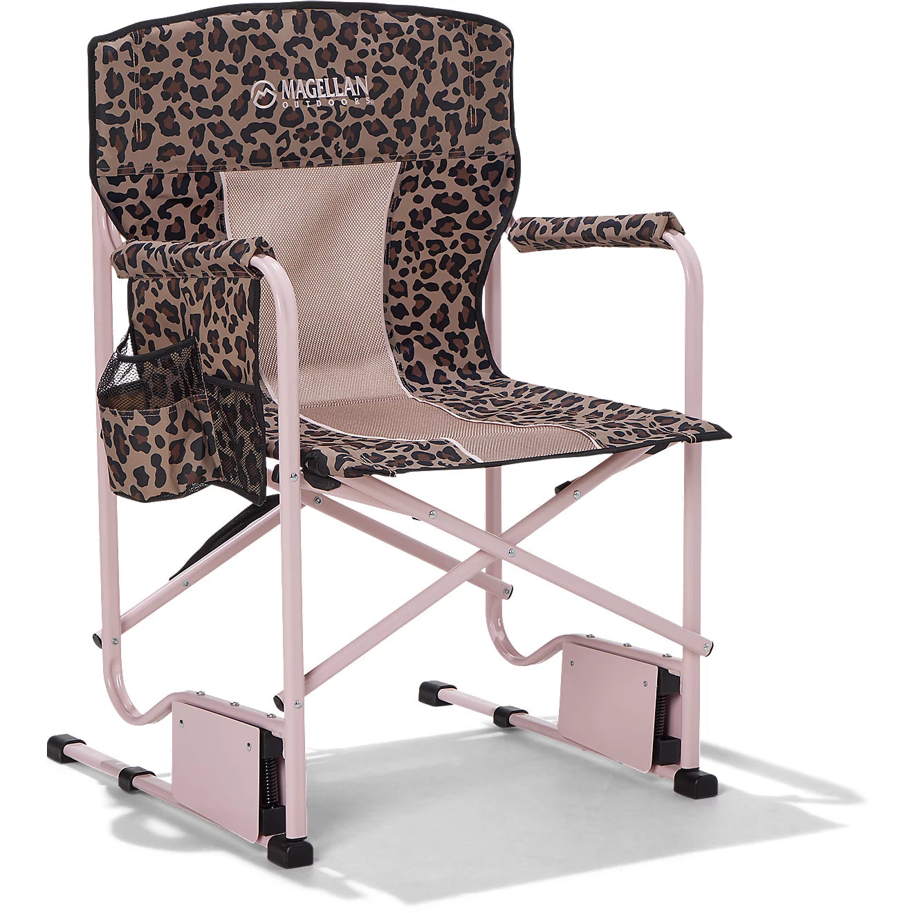Pink Leopard Print Outdoor Chair