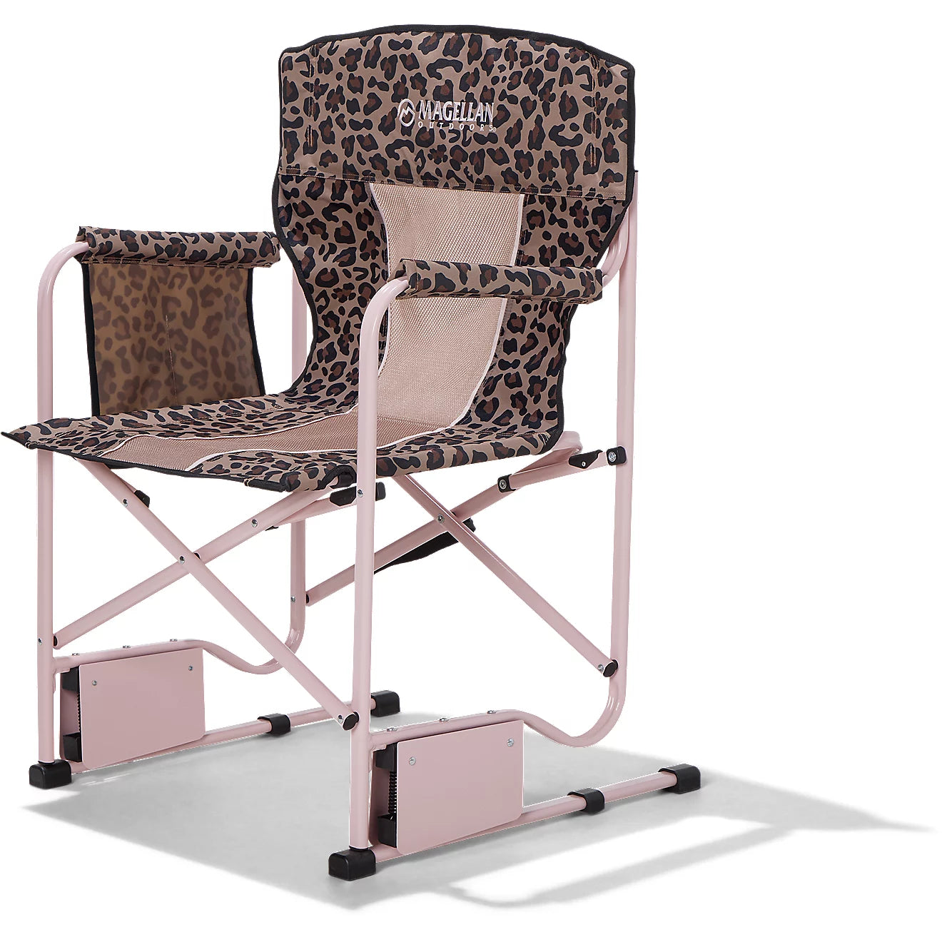 Pink Leopard Print Outdoor Chair