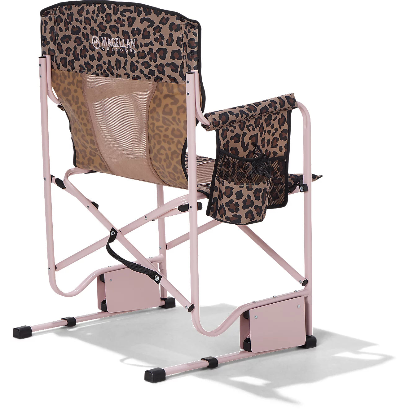 Pink Leopard Print Outdoor Chair