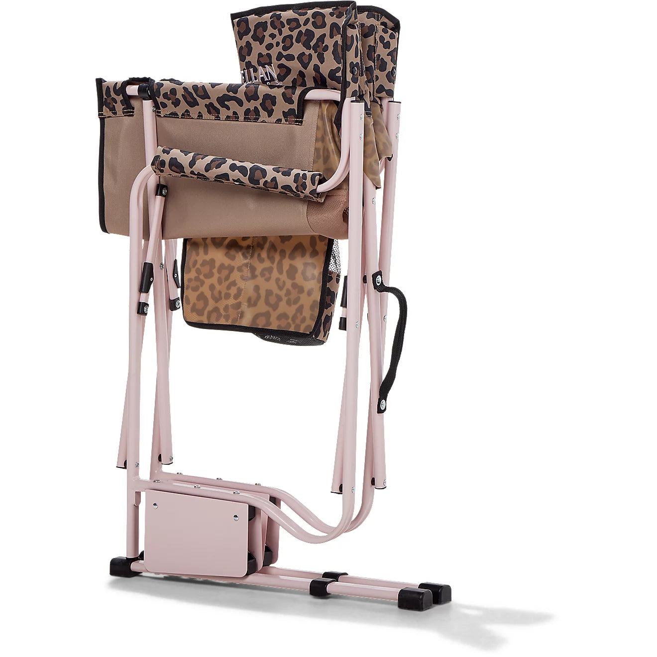 Pink Leopard Print Outdoor Chair