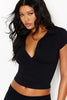 Sleek Short Sleeve Polo Top