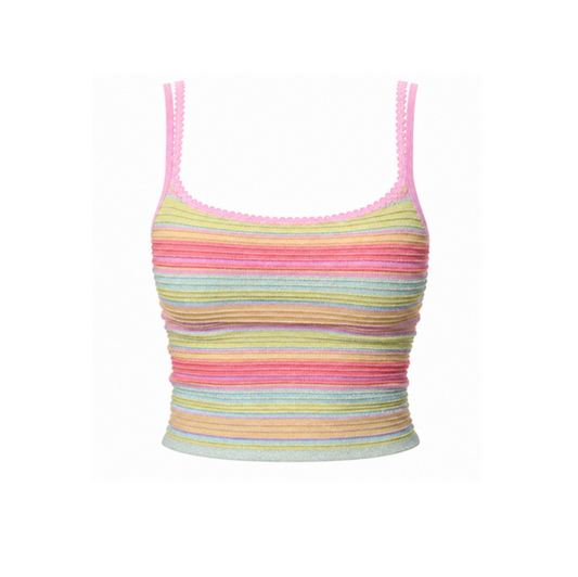 Rainbow Stripe Tank Top