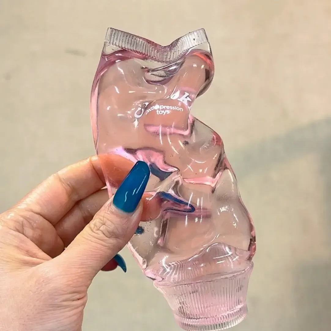 Toothpaste Squishy - Glitter Stress Relief Toy