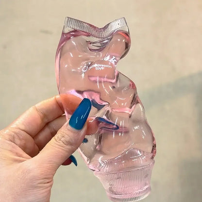 Toothpaste Squishy - Glitter Stress Relief Toy